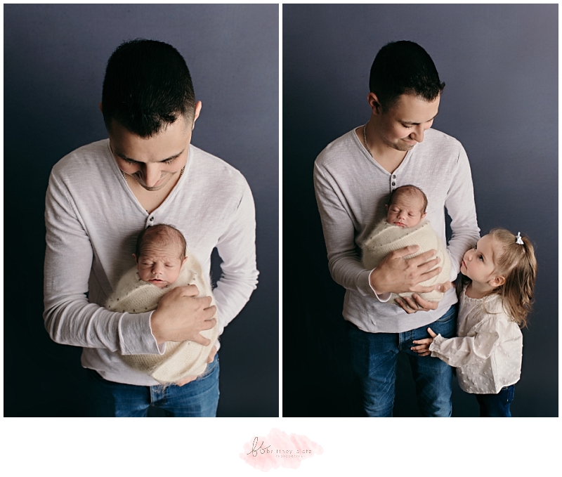Family newborn photo session in Calgary